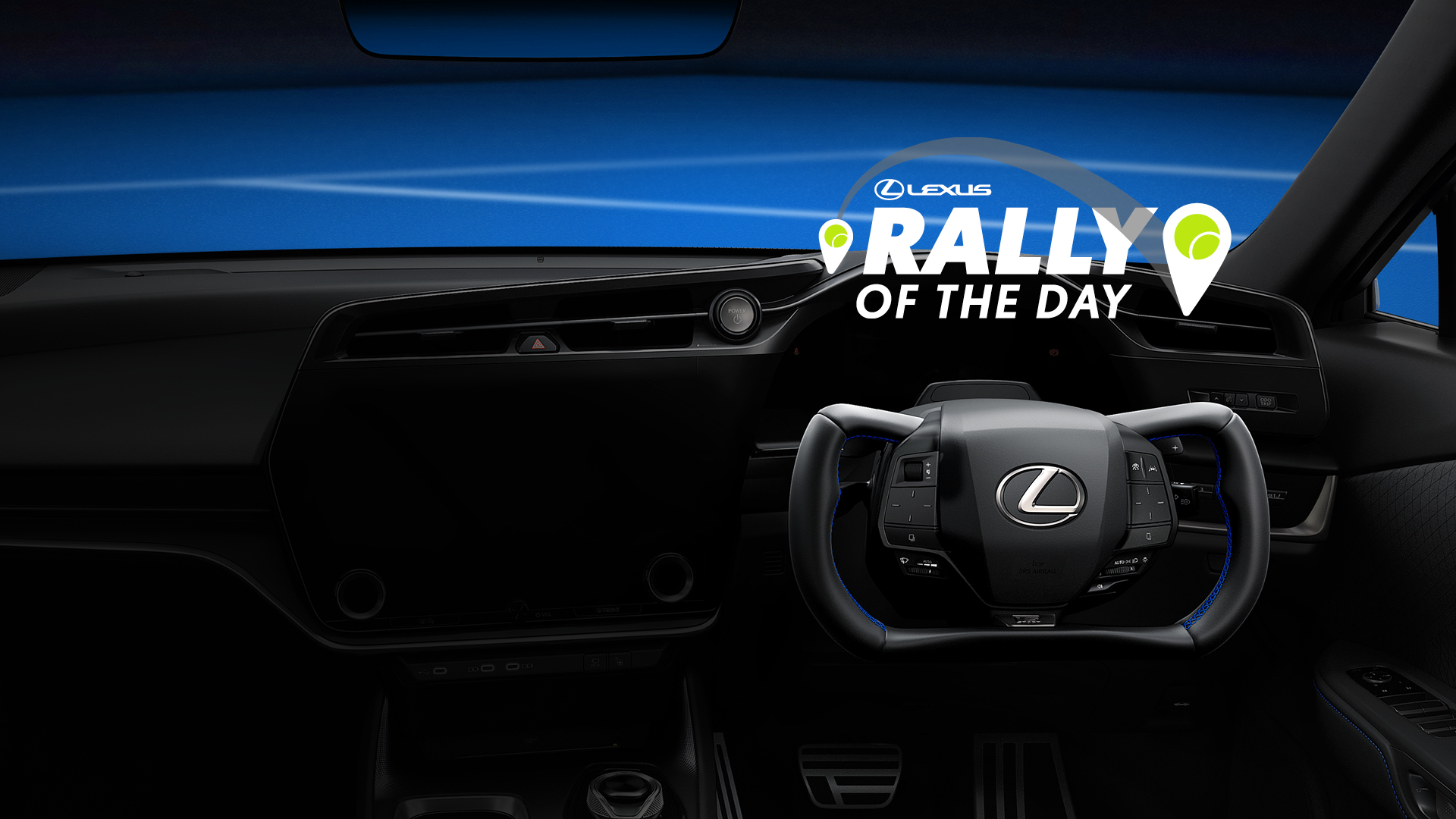 Lexus Rally of the Day with Yoke Steering